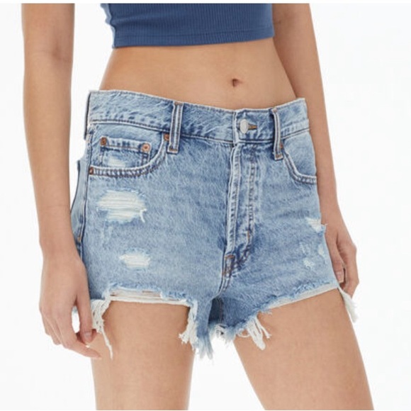 White denim shorts - Picture 5 of 7